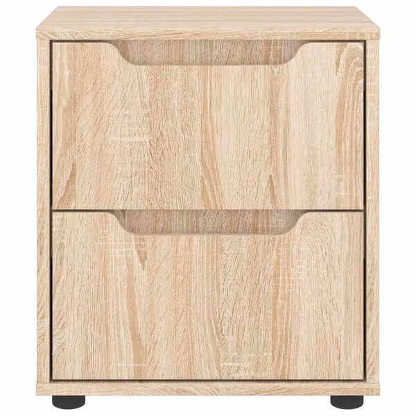 vidaXL κομοδίνο VISNES Sonoma Δρυς 45x40x50 cm Επεξεργασμένο ξύλο