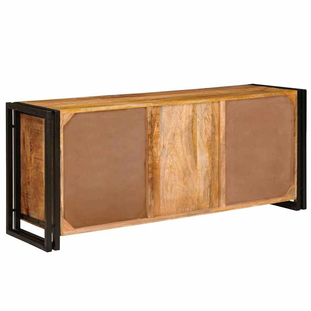 vidaXL Ντουλάπι TV Πολύχρωμο 120 x 30 x 50 cm Μασίφ ανακυκλωμένο ξύλο