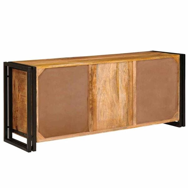 vidaXL Ντουλάπι TV Πολύχρωμο 120 x 30 x 50 cm Μασίφ ανακυκλωμένο ξύλο