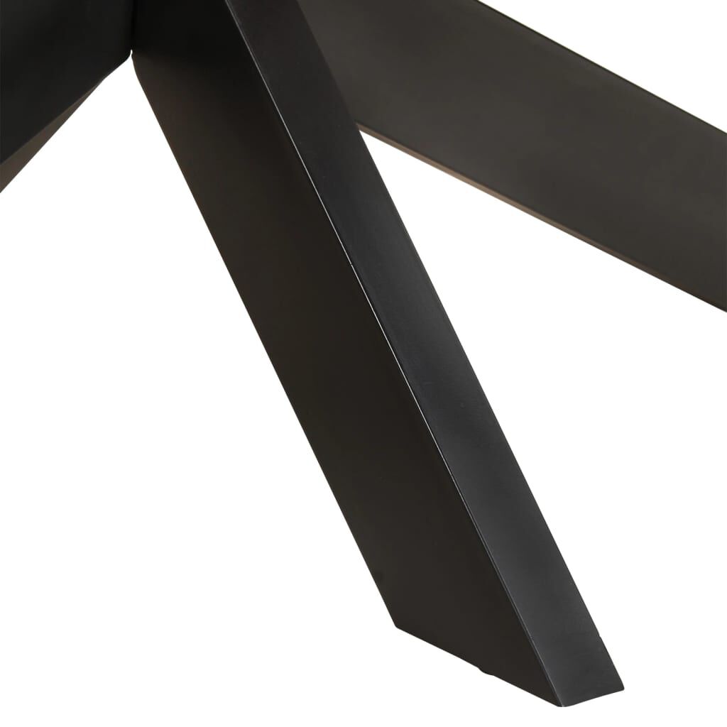 vidaXL Τραπεζαρία Οβάλ 200 x 100 x 75 εκ. από Ακατέργαστο Ξύλο Μάνγκο