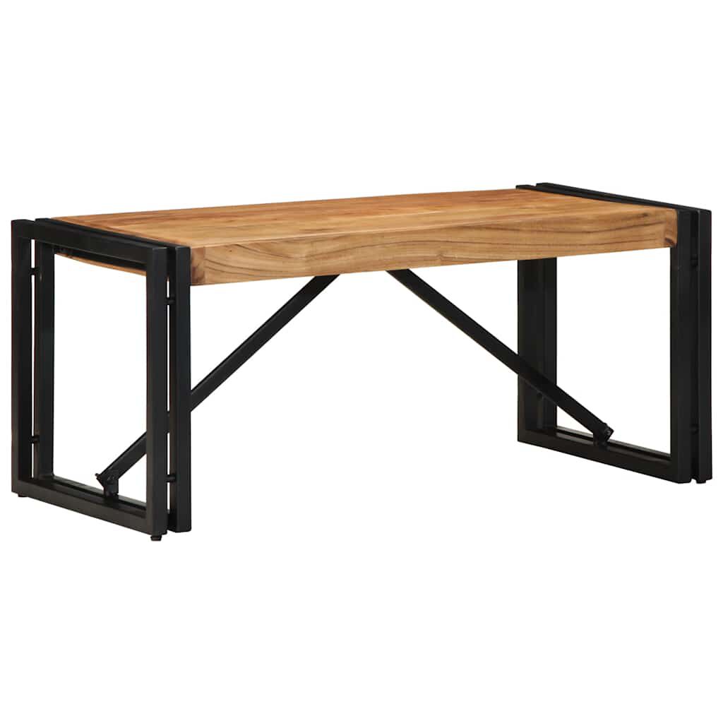 vidaXL Τραπεζάκι σαλονιού 80x40x35 cm μασίφ ξύλο ακακίας