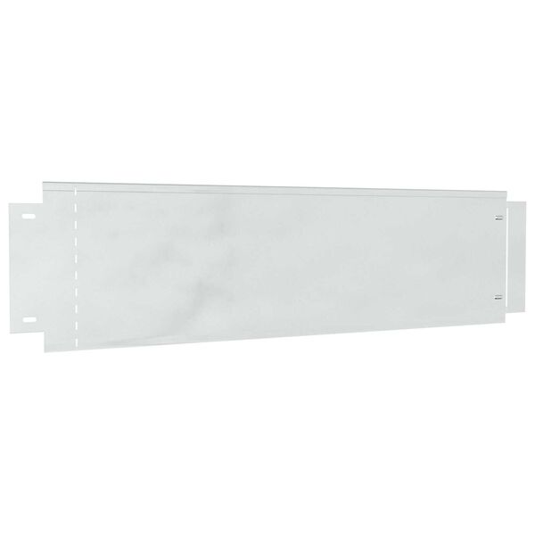 vidaXL Περιγράμματα γκαζόν 10 pcs Ασημί 100 x 25 cm