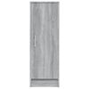 vidaXL Παπουτσοθήκη Γκρι Sonoma 32x35x92 εκ. από Επεξεργασμένο Ξύλο