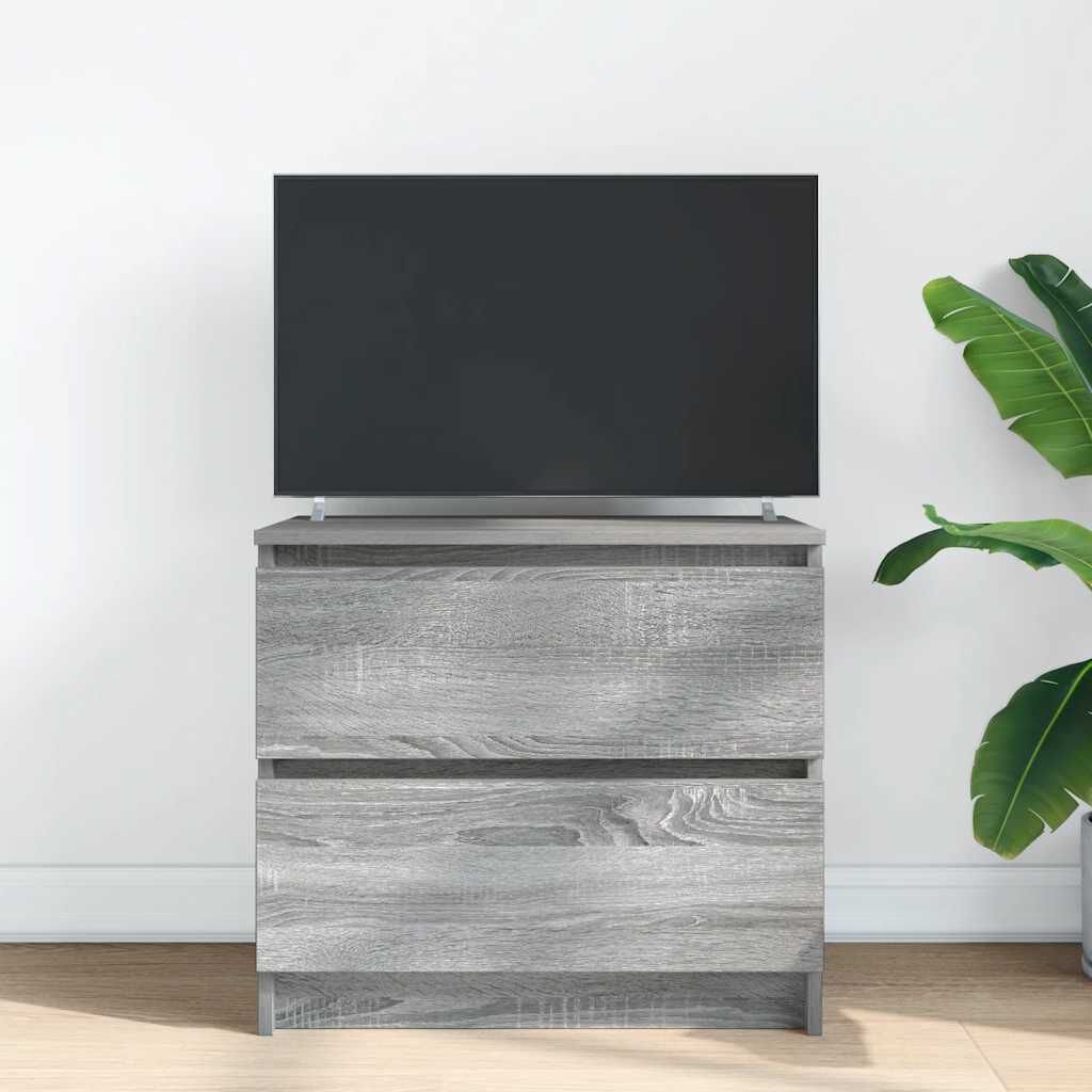 vidaXL Έπιπλο Τηλεόρασης Γκρι Sonoma 60x35x54 εκ. από Επεξεργ. Ξύλο