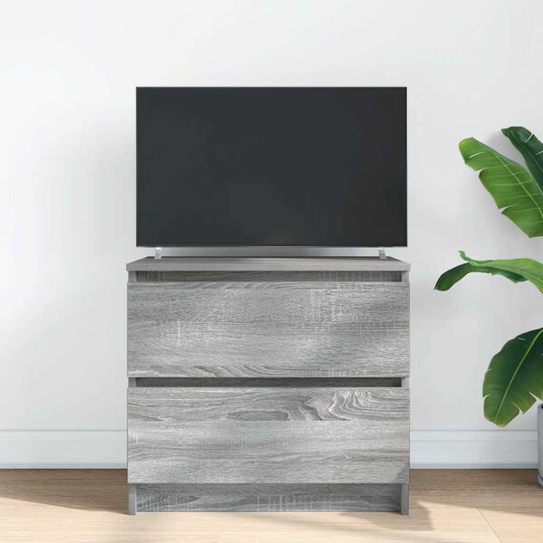 vidaXL Έπιπλο Τηλεόρασης Γκρι Sonoma 60x35x54 εκ. από Επεξεργ. Ξύλο
