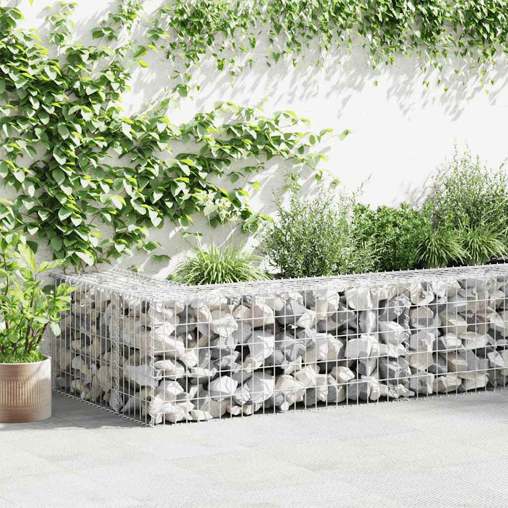vidaXL Συρματοκιβώτιο 100 x 50 x 50 εκ. από Γαλβανισμένο Χάλυβα