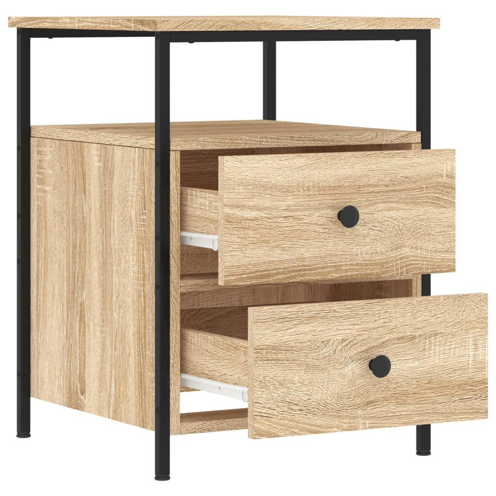 vidaXL Κομοδίνο Sonoma Δρυς 44 x 45 x 60 εκ. από Επεξεργασμένο Ξύλο