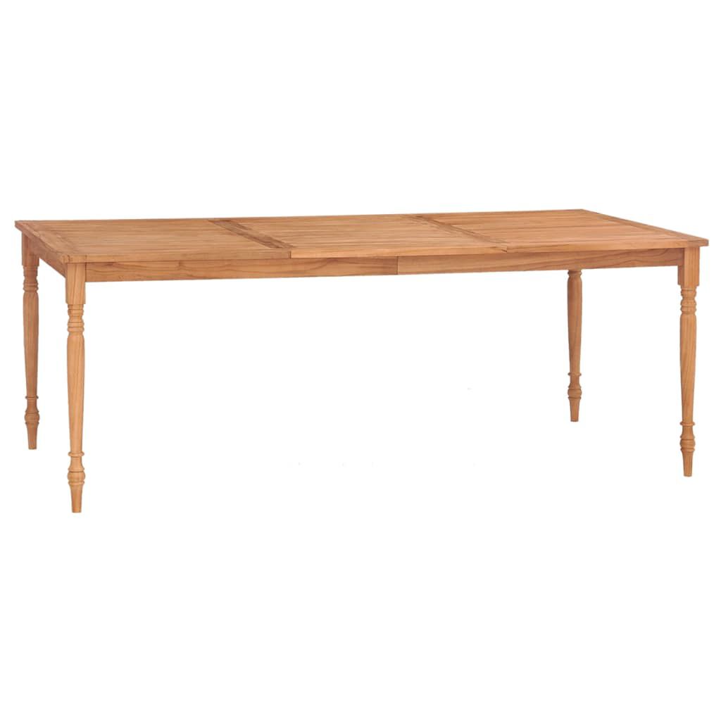 vidaXL Τραπέζι Batavia 200 x 100 x 75 εκ. από Μασίφ Ξύλο Teak