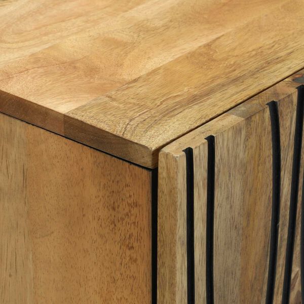 vidaXL Κονσόλα - 60 x 33.5 x 75 εκ., φτιαγμένη από μασίφ ξύλο μάνγκο.