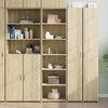 vidaXL Ντουλάπι Sonoma δρυς 50x41x185 εκ. από Επεξεργασμένο Ξύλο