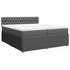 vidaXL &Kappa;&rho;&epsilon;&beta;ά&tau;&iota; Boxspring &mu;&epsilon; &Sigma;&tau;&rho;ώ&mu;&alpha; &Sigma;&kappa;&omicron;ύ&rho;&omicron; &Gamma;&kappa;&rho;&iota; 200x200 &epsilon;&kappa;. &Upsilon;&phi;&alpha;&sigma;&mu;ά&tau;&iota;&nu;&omicron;