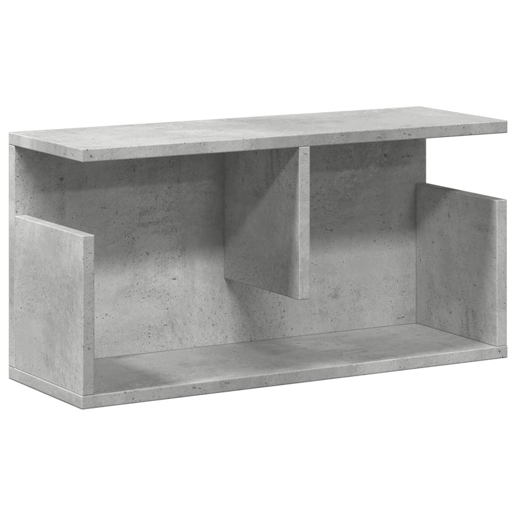 vidaXL Ντουλάπι Τοίχου Γκρι Σκυρ. 60x20x30 εκ. από Επεξεργασμένο Ξύλο