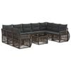 vidaXL &Sigma;&epsilon;&tau; &Kappa;&alpha;&nu;&alpha;&pi;έ &Kappa;ή&pi;&omicron;&upsilon; 10 pcs &Gamma;&kappa;&rho;&iota; &kappa;&alpha;&iota; &Sigma;&kappa;&omicron;ύ&rho;&omicron; &Gamma;&kappa;&rho;&iota; &sigma;&upsilon;&nu;&theta;&epsilon;&tau;&iota;&kappa;ό &rho;&alpha;&tau;ά&nu;