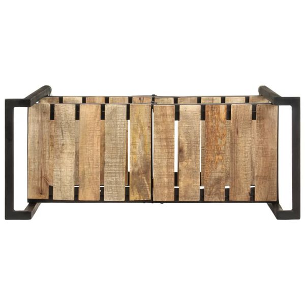 vidaXL Τρόλεϊ Κουζίνας 87 x 36 x 81 εκ. από Μασίφ Ξύλο Μάνγκο