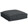 vidaXL Μαξιλάρι παλέτας για κάθισμα 4 pcs Μαύρο 40 x 40 x 8 εκ.