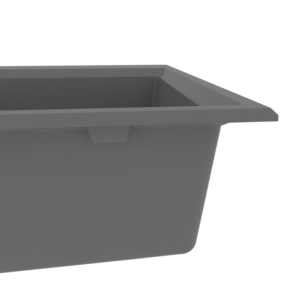 vidaXL νεροχύτης κουζίνας Γκρι 790x500x193 εκ Γρανίτης