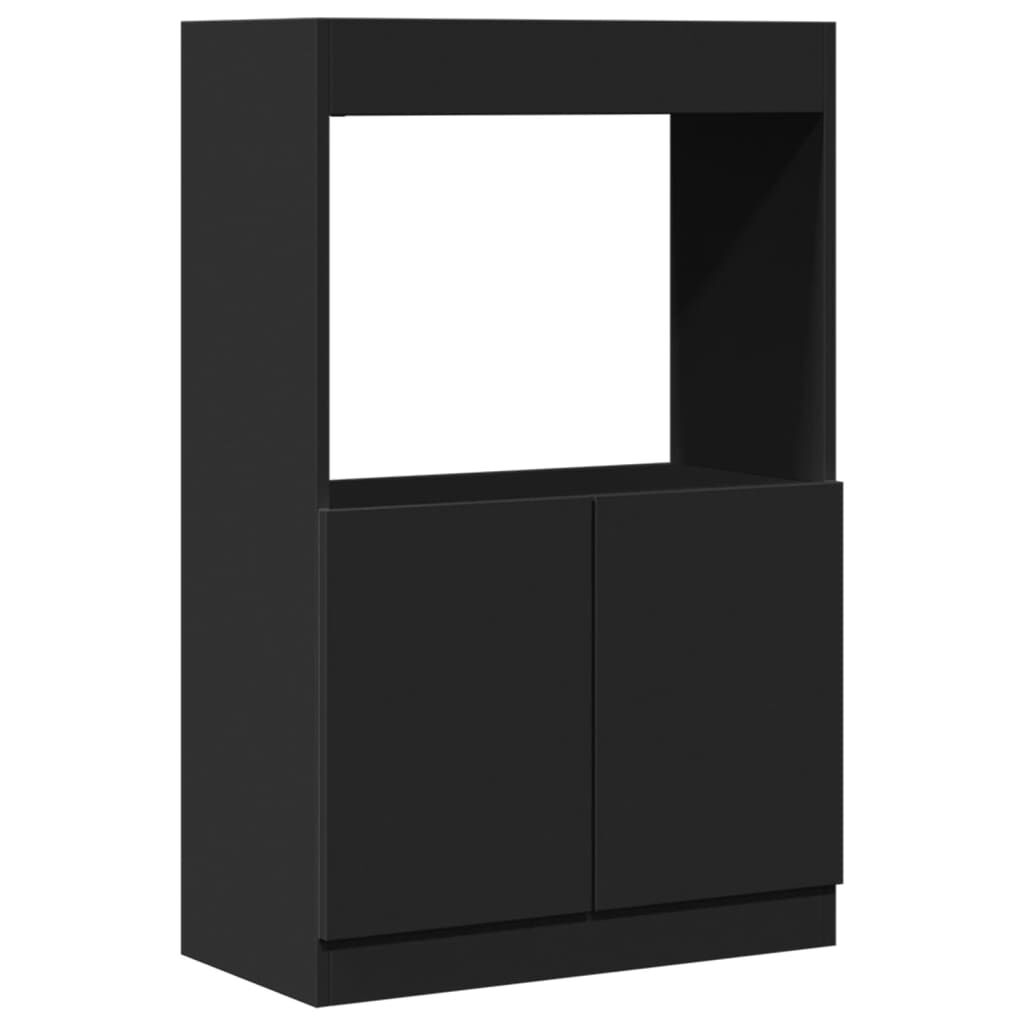 vidaXL Ντουλάπι Μαύρο 63x33x100 εκ. από Επεξεργασμένο Ξύλο