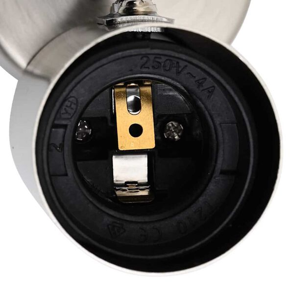 vidaXL Σποτ οροφής Βουρτσισμένο νικέλιο 73 x 5.5 x 16.5 εκ Ατσάλι