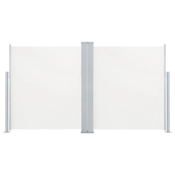 vidaXL Σκίαστρο Πλαϊνό Συρόμενο Κρεμ 140 x 600 εκ.
