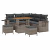 vidaXL &Sigma;&epsilon;&tau; &Kappa;&alpha;&nu;&alpha;&pi;έ &Kappa;ή&pi;&omicron;&upsilon; 8 pcs &Gamma;&kappa;&rho;&iota; &sigma;&upsilon;&nu;&theta;&epsilon;&tau;&iota;&kappa;ό &rho;&alpha;&tau;ά&nu;