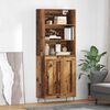 vidaXL Highboard &Pi;&alpha;&lambda;&iota;ό &xi;ύ&lambda;&omicron; 69,5 x 34 x 180 &epsilon;&kappa;. &Epsilon;&pi;&epsilon;&xi;&epsilon;&rho;&gamma;&alpha;&sigma;&mu;έ&nu;&omicron; &xi;ύ&lambda;&omicron;