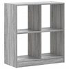 vidaXL Βιβλιοθήκη Γκρι Sonoma 68,5x32x75 κ. από Επεξεργ. Ξύλο