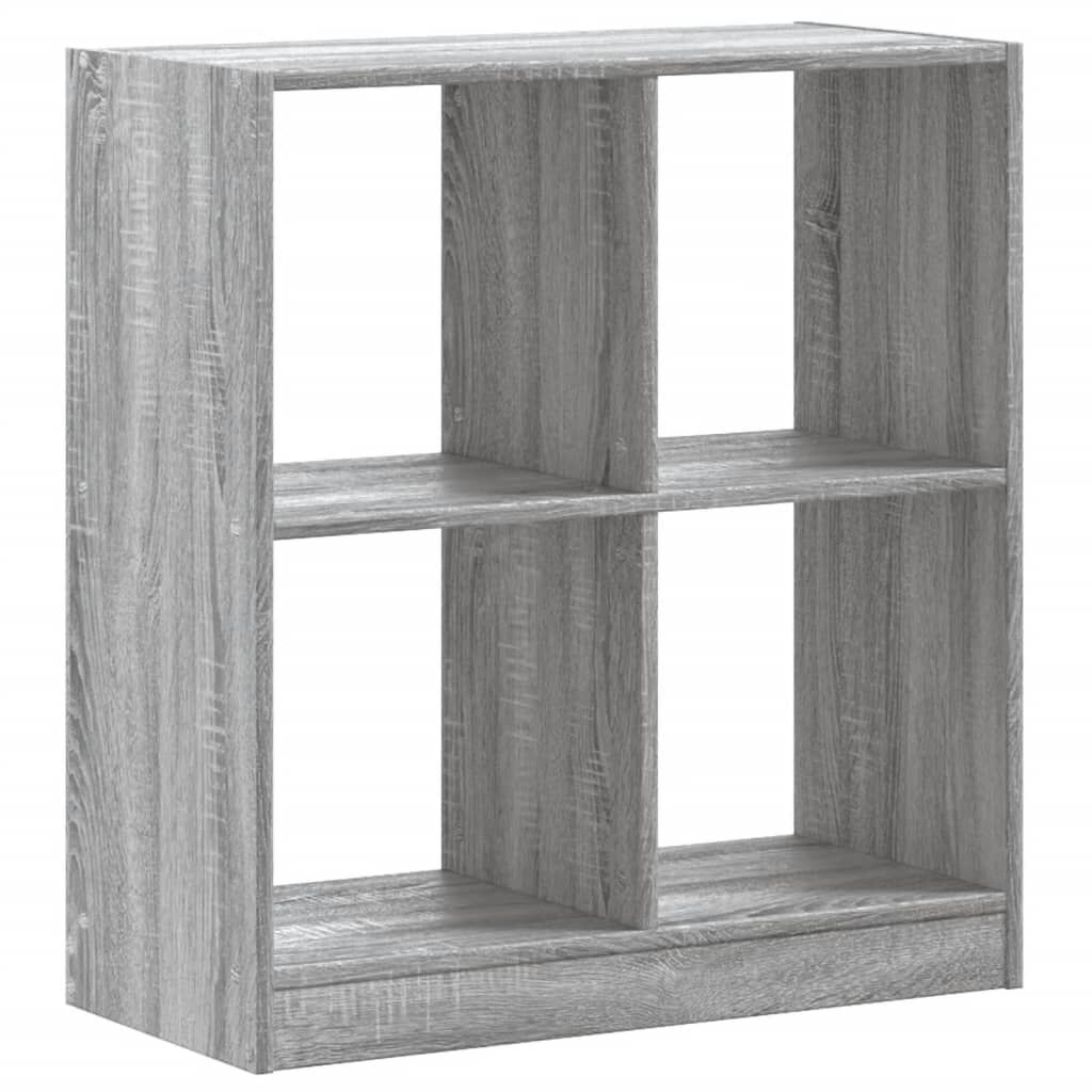 vidaXL Βιβλιοθήκη Γκρι Sonoma 68,5x32x75 κ. από Επεξεργ. Ξύλο