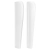 vidaXL Κεφαλάρι με Πτερύγια Λευκό 83x23x118/128 εκ. Συνθετικό Δέρμα