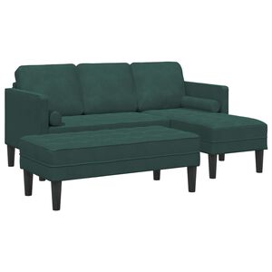 vidaXL &Sigma;&epsilon;&tau; &Kappa;&alpha;&nu;&alpha;&pi;έ &mu;&epsilon; &mu;&alpha;&xi;&iota;&lambda;ά&rho;&iota; 2 pcs &Sigma;&kappa;&omicron;ύ&rho;&omicron; &Pi;&rho;ά&sigma;&iota;&nu;&omicron; &Pi;&omicron;&lambda;&upsilon;&epsilon;&sigma;&tau;έ&rho;&alpha;&sigmaf;