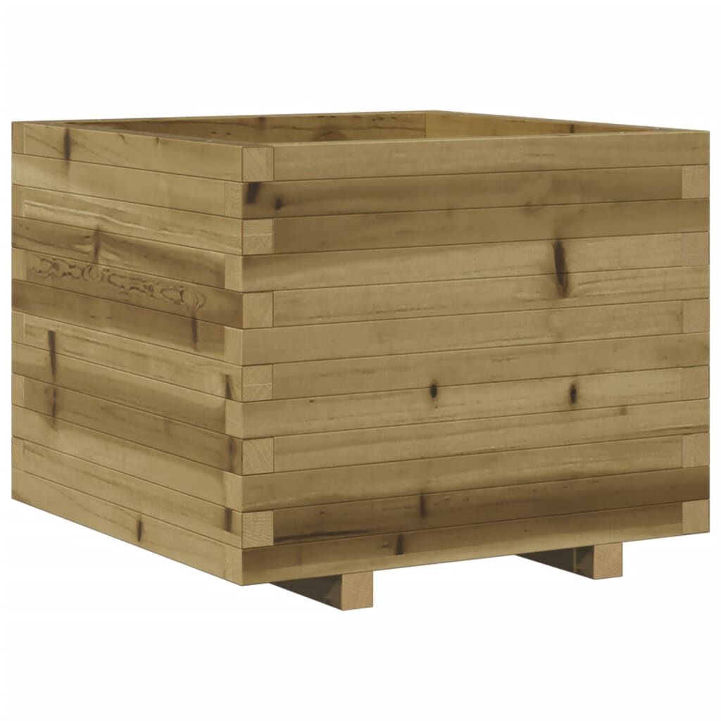 vidaXL Ζαρντινιέρα Κήπου 60x60x49,5 εκ. από Εμποτισμένο Ξύλο Πεύκου