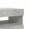 vidaXL Έπιπλα Τηλεόρασης με LED 2 τεμ. Γκρι Σκυροδέματος 60x35x40 εκ.
