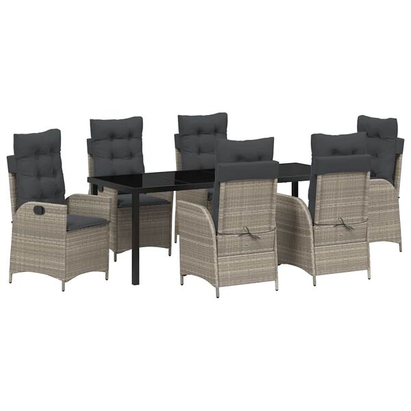 vidaXL &Sigma;έ&tau; &phi;&alpha;&gamma;&eta;&tau;&omicron;ύ &gamma;&iota;&alpha; &kappa;ή&pi;&omicron; 7 pcs &Alpha;&nu;&omicron;&iota;&chi;&tau;ό &gamma;&kappa;&rho;&iota; &sigma;&upsilon;&nu;&theta;&epsilon;&tau;&iota;&kappa;ό &rho;&alpha;&tau;ά&nu;