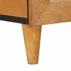vidaXL Πλαϊνό γραφείο 2 pcs Καφέ 60 x 33 x 75 cm Μασίφ ξύλο μάνγκο