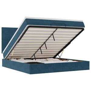 vidaXL &Omicron;&theta;&omega;&mu;&alpha;&nu;&iota;&kappa;ό &kappa;&rho;&epsilon;&beta;ά&tau;&iota; &mu;&epsilon; &sigma;&tau;&rho;ώ&mu;&alpha;&tau;&alpha; & LEDs &Sigma;&kappa;&omicron;ύ&rho;&omicron; &mu;&pi;&lambda;&epsilon; &Beta;&epsilon;&lambda;&omicron;ύ&delta;&omicron;