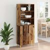 vidaXL Highboard &Pi;&alpha;&lambda;&iota;ό &Xi;ύ&lambda;&omicron; 69,5 x 32,5 x 180 &epsilon;&kappa; &Epsilon;&pi;&epsilon;&xi;&epsilon;&rho;&gamma;&alpha;&sigma;&mu;έ&nu;&omicron; &xi;ύ&lambda;&omicron;