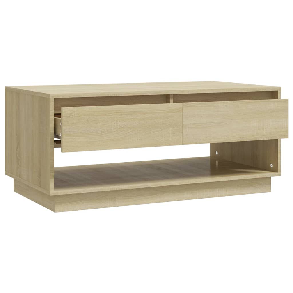 vidaXL Τραπεζάκι Σαλονιού Sonoma Δρυς 102,5x55x44 εκ. Επεξ. Ξύλο