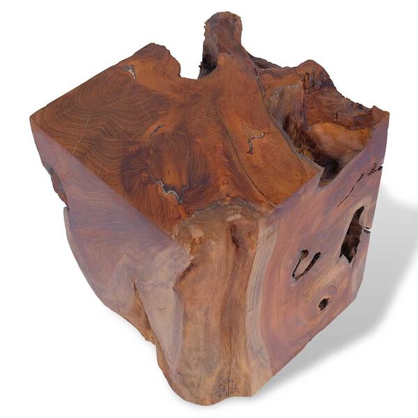 vidaXL Σκαμπό από Μασίφ Ξύλο Teak