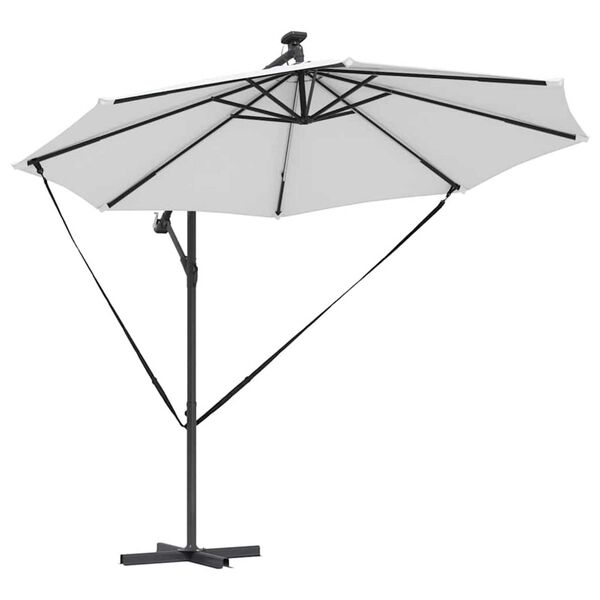 vidaXL Ομπρέλα Cantilever Banana Άμμος 294 x 294 x 248 cm