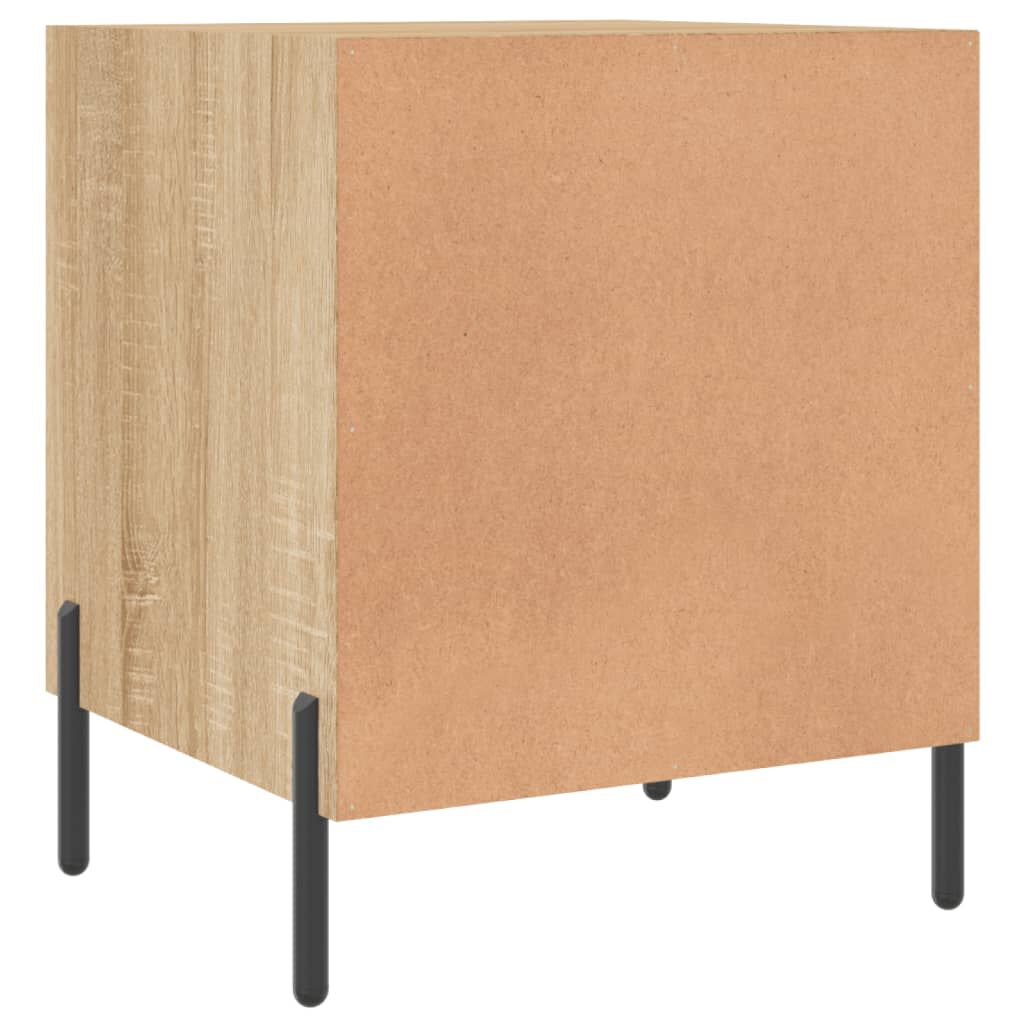 vidaXL Κομοδίνα 2 τεμ. Sonoma Δρυς 40x40x50 εκ. από Επεξεργασμένο Ξύλο