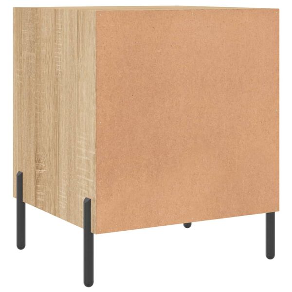 vidaXL Κομοδίνα 2 τεμ. Sonoma Δρυς 40x40x50 εκ. από Επεξεργασμένο Ξύλο