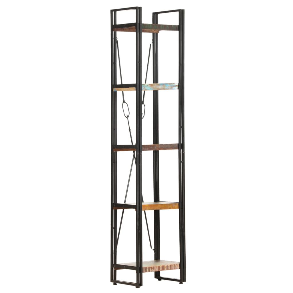 vidaXL Βιβλιοθήκη με 5 Επίπεδα 40x30x180 εκ. Μασίφ Ανακυκλωμένο Ξύλο