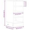 vidaXL Ντουλάπι "Riga" από Παλιό Ξύλο 40x44,5x81,5 εκ. από Τεχνητό Ξύλο