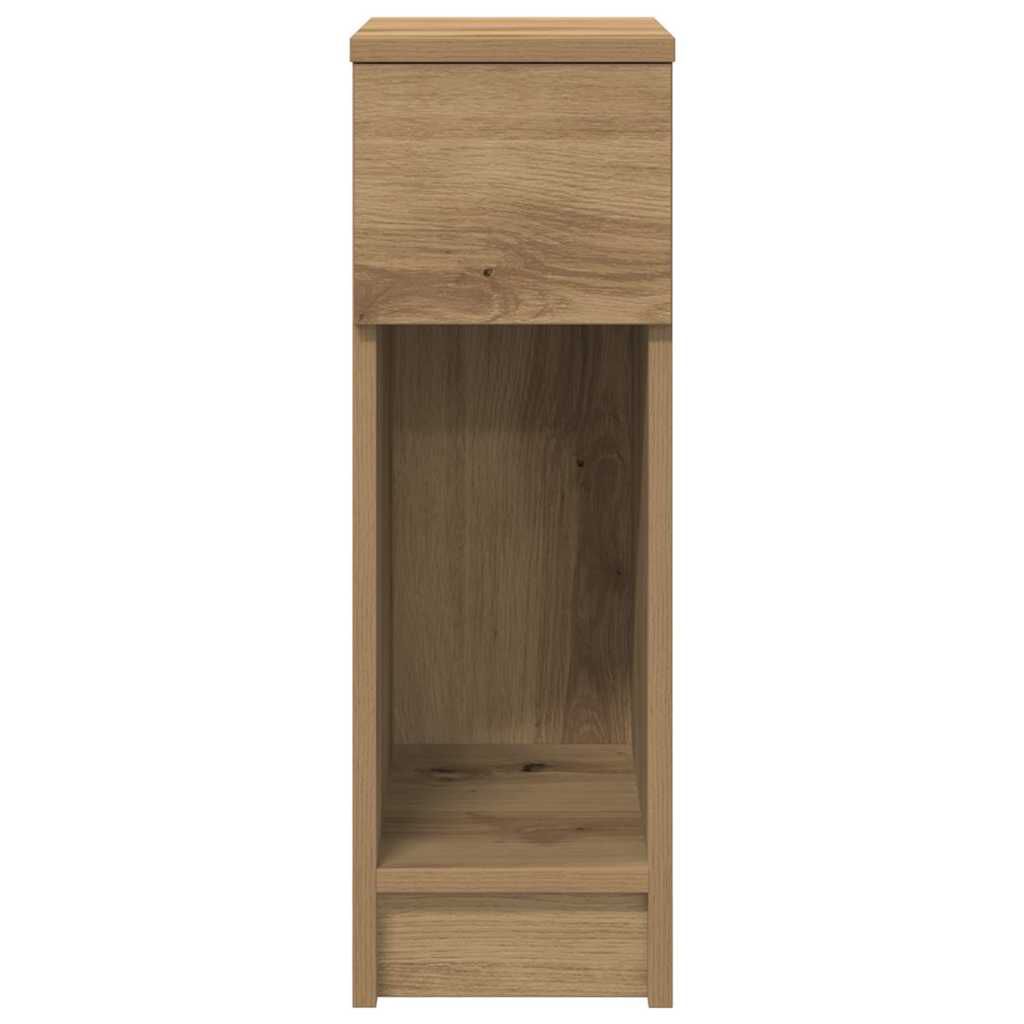 vidaXL Κομοδίνο με συρτάρι Αρτισιανή Δρυς 20x36x60 εκ.