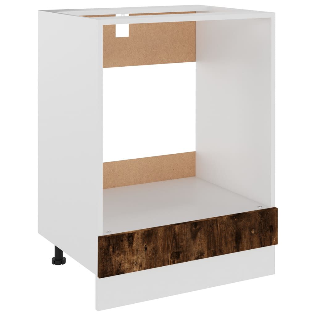 vidaXL Ντουλάπι Φούρνου Lyon Καπνιστή Δρυς 60x46x81,5 εκ