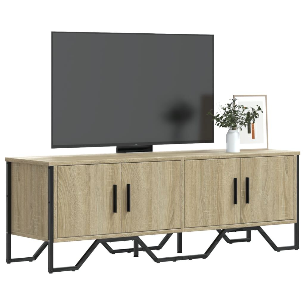 vidaXL Έπιπλο Τηλεόρασης Sonoma Δρυς 122x34x41 εκ. Επεξεργασμένο Ξύλο