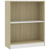 vidaXL &Beta;&iota;&beta;&lambda;&iota;&omicron;&theta;ή&kappa;&eta; &Lambda;&epsilon;&upsilon;&kappa;ή/Sonoma &Delta;&rho;&upsilon;&sigmaf; 60x24x76 &epsilon;&kappa;. &Epsilon;&pi;&epsilon;&xi;&epsilon;&rho;&gamma;&alpha;&sigma;&mu;έ&nu;&omicron; &Xi;ύ&lambda;&omicron;