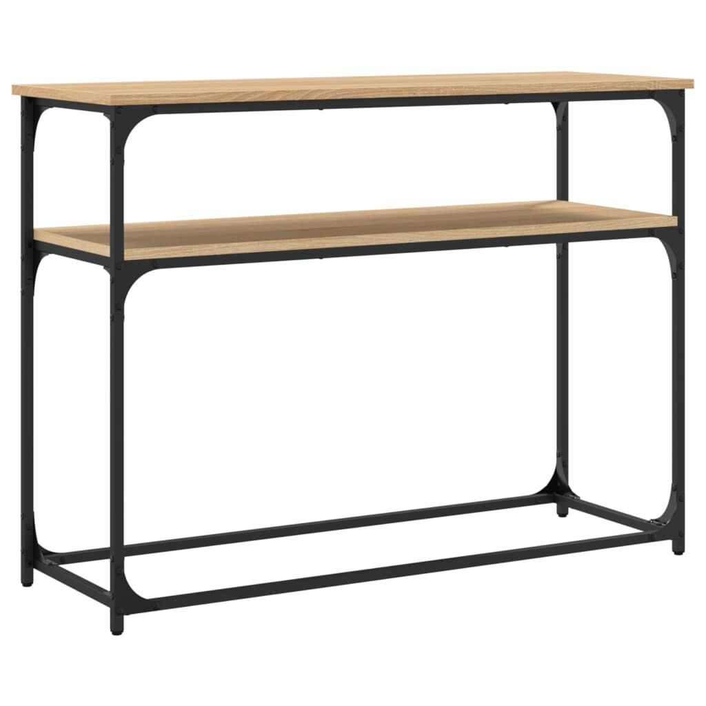 vidaXL Τραπέζι Κονσόλα Sonoma Δρυς 100x35,5x75 εκ. Επεξεργασμένο Ξύλο