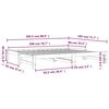 vidaXL Καναπές Κρεβάτι Συρόμενος Γκρι 2x(90x200) εκ. Μασίφ Ξύλο Πεύκου
