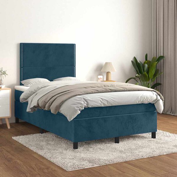 vidaXL &Kappa;&rho;&epsilon;&beta;ά&tau;&iota; Boxspring &mu;&epsilon; &Sigma;&tau;&rho;ώ&mu;&alpha; &Sigma;&kappa;&omicron;ύ&rho;&omicron; &Mu;&pi;&lambda;&epsilon; 120x200 &epsilon;&kappa;. &Beta;&epsilon;&lambda;&omicron;ύ&delta;&iota;&nu;&omicron;