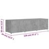 vidaXL Έπιπλο Τηλεόρασης Γκρι Σκυροδέματος 120x34x30 εκ. Μοριοσανίδα